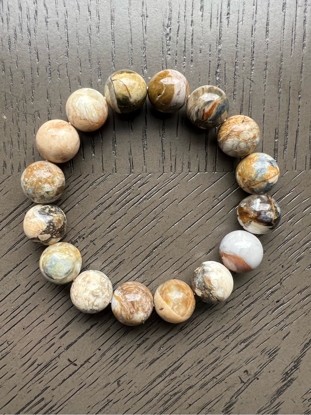 Blue opal bracelet 12-13mm SIZE 6.75’